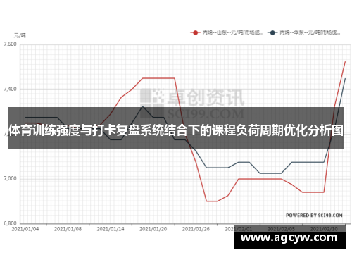 体育训练强度与打卡复盘系统结合下的课程负荷周期优化分析图